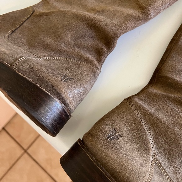 Frye OTK Boots, Brown, Size 7 - Picture 6 of 10